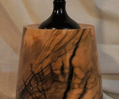 Olive vessel with finial