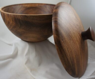 Mesquite Lidded Bowl
