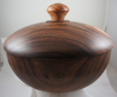 Acacia Lidded Bowl