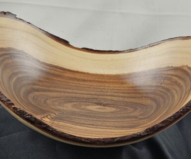Natural Edge Acacia Bowl