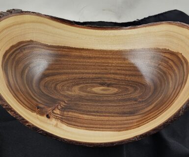 Natural Edge Acacia Bowl